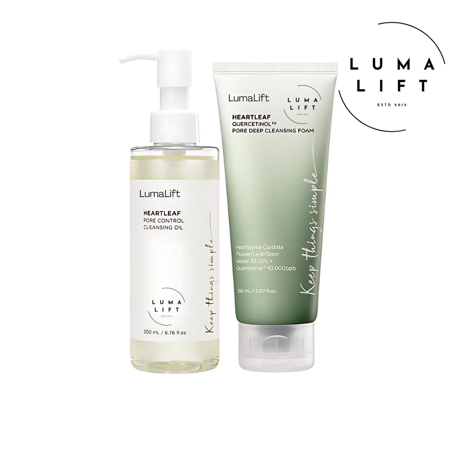 LumaLift® Korean Revitalizer Skincare Duo - Formulated By Men For Men